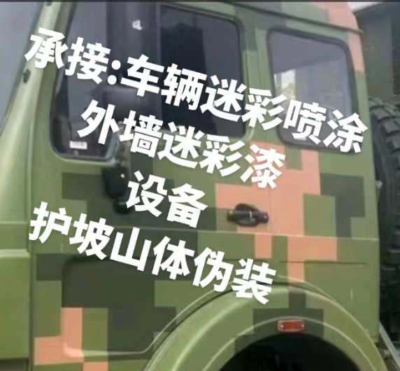 黄浦外墙和地面的迷彩漆施工